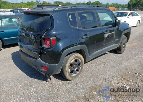 2017 Jeep Renegade Sport 4X4 from USA, damaged, VIN ZACCJBABXHPG35299